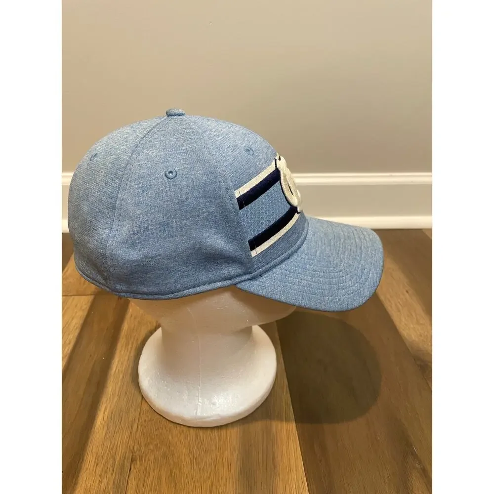 New Era NC State 39Thirty Baseball Hat Cap L/XL Blue with White Embroidered Logo